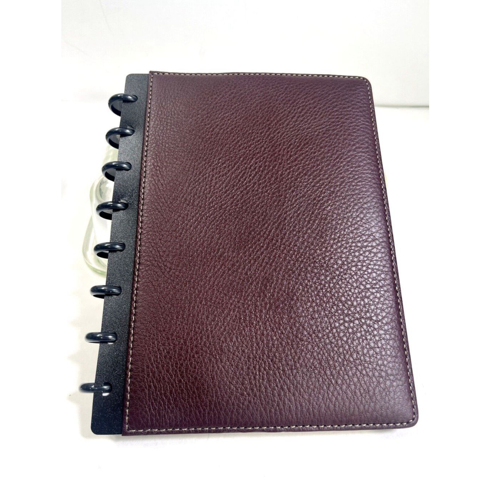 Levenger Circa Cordova Leather Foldover Notebook Junior Size New In Box‎